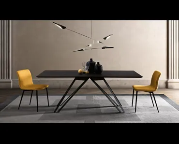 Tavolo Kronos Frassino Carbone di MaxHome