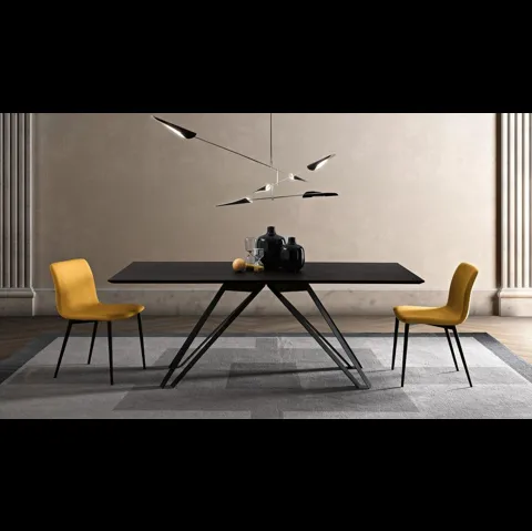 Tavolo Kronos Frassino Carbone di MaxHome