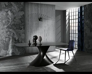 Tavolo Matrix con top in Vetro di MaxHome