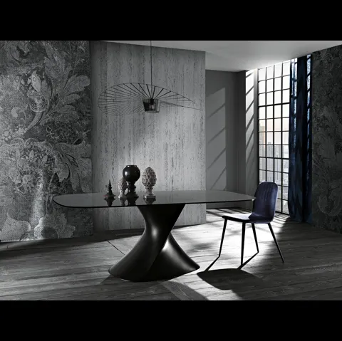 Tavolo Matrix con top in Vetro di MaxHome