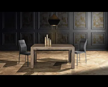 Tavolo allungabile Infinity in melaminico Oak Natura di MaxHome