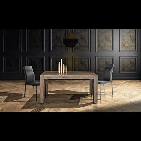Tavolo allungabile Infinity in melaminico Oak Natura di MaxHome