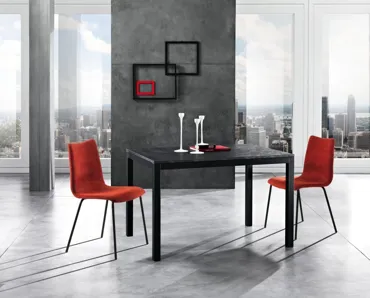 Tavolo Nabil in melaminico Antracite di MaxHome