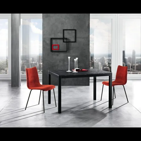 Tavolo Nabil in melaminico Antracite di MaxHome