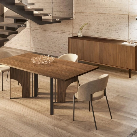 Tavolo Nexus Noce Canaletto di Pizzolato
