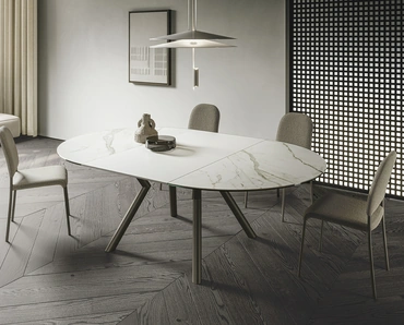 Tavolo rotondo allungabile Oliver di Sedit