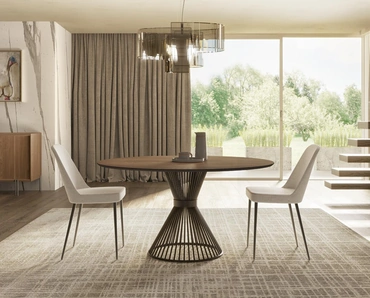 Tavolo rotondo Ikon di Pizzolato