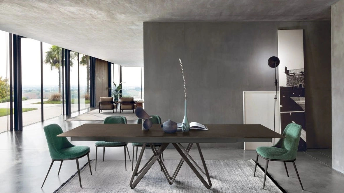 Tavolo Roulette finitura Rovere Moka di Sedit