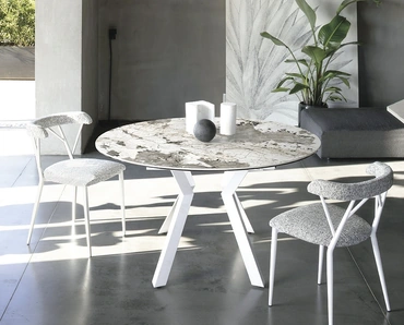 Tavolo in ceramica Zoe Round di Sedit