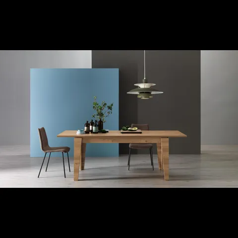 Tavolo da cucina Rigo in melaminico Korona Oak di MaxHome