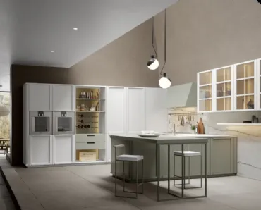 Cucina Moderna E06 Eclettica Optima 13 di Scandola