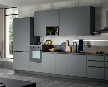 Cucina Moderna in linea in Pet Easy 008 di Ar-due