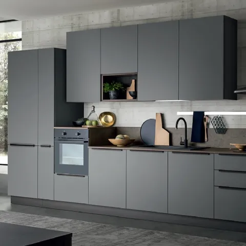 Cucina Moderna in linea in Pet Easy 008 di Ar-due