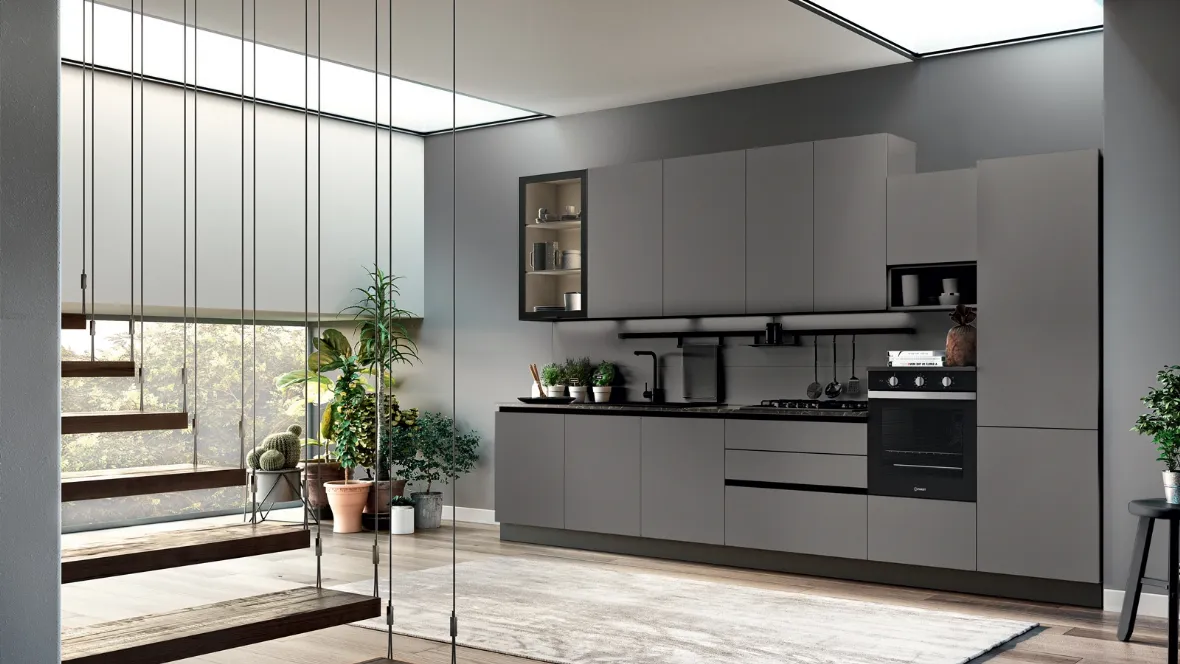 Cucina Moderna in linea Easy 022 di Ar-due