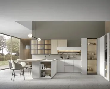 Cucina Moderna E02 Eclettica Continuum 01 di Scandola