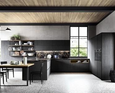 Cucina Moderna con penisola M05 Maestrale di Scandola