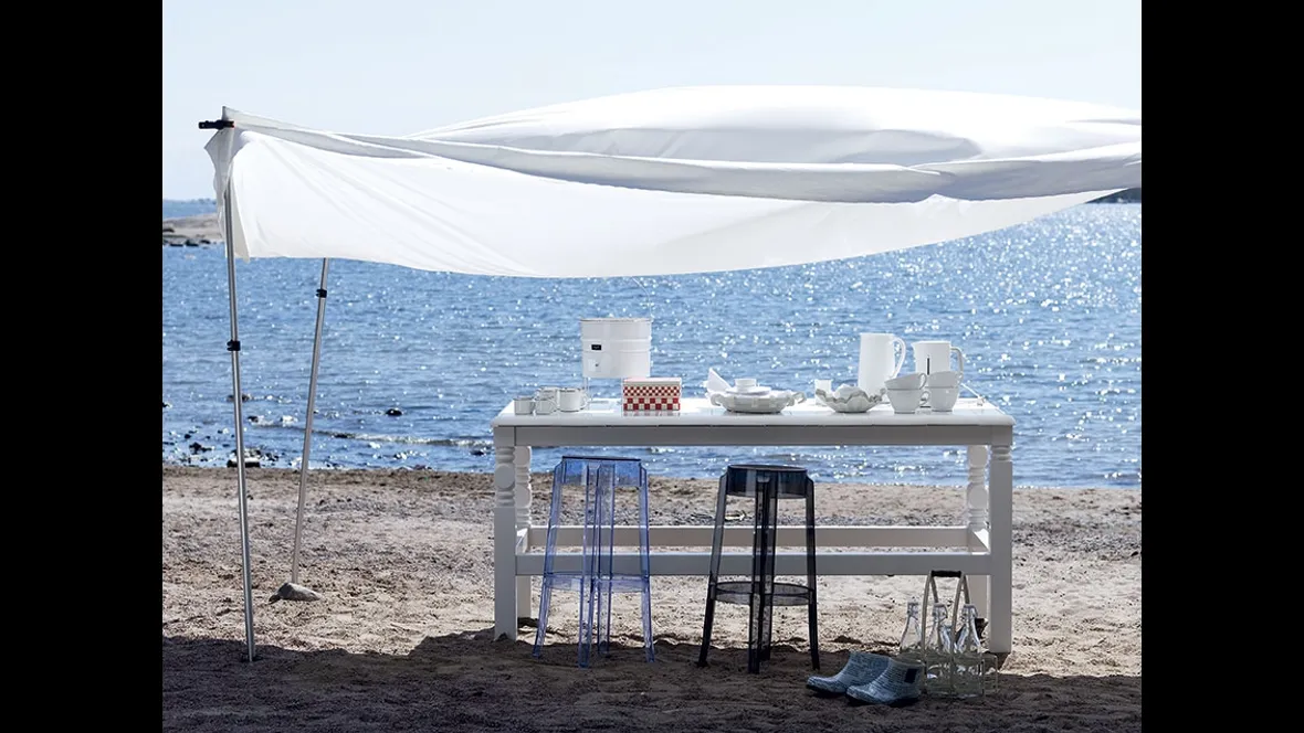 Sgabello Charles Ghost di Kartell