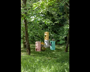 Tavolino contenitore di design Componibili Bio di Kartell