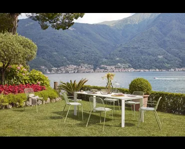 Tavolo Four Outdoor in acciaio di Kartell