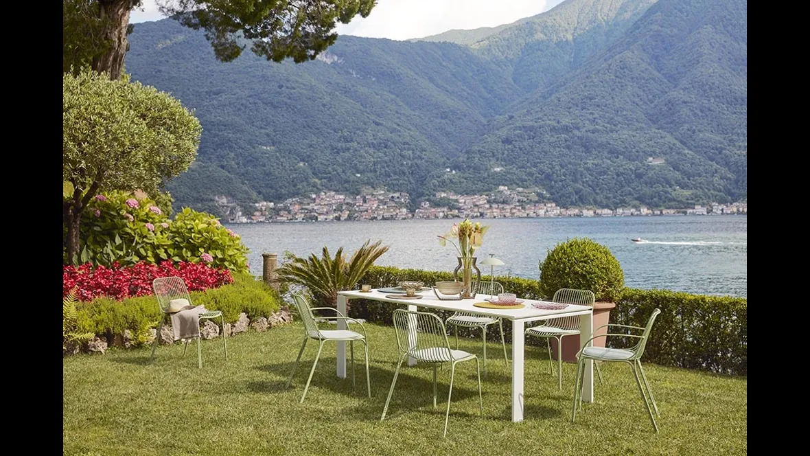 Tavolo Four Outdoor in acciaio di Kartell